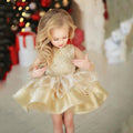 Kids Girls Sequin Puff Sparkling Tutu Dress/Party Gown