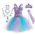 Girls Mermaid Style Tutu Princess Birthday/Halloween Party Dresses childrensterritory