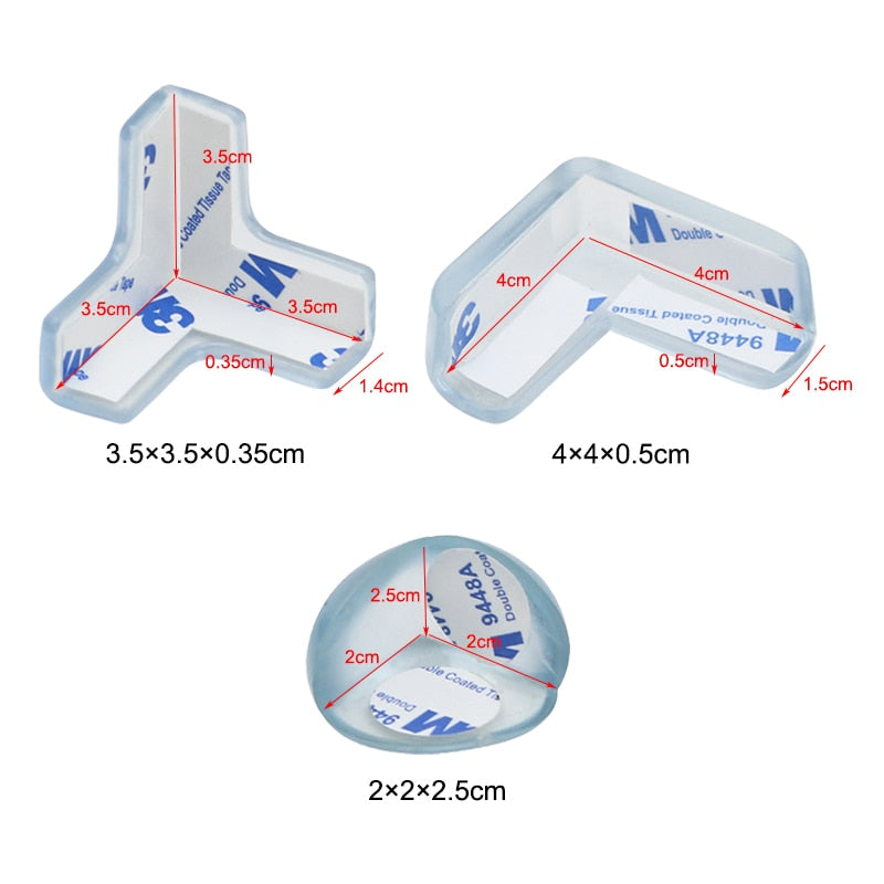 Self-Adhesive Silicone Furniture Corner for Baby: 5/10/20 Pieces childrensterritory