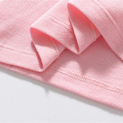 Little Girls Shorts Sleeve Polo Shirts for Summer childrensterritory