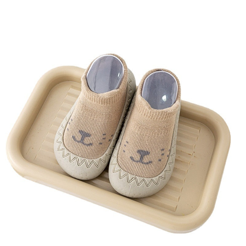 Baby Cartoon Print Soft Rubber Sole Booties childrensterritory