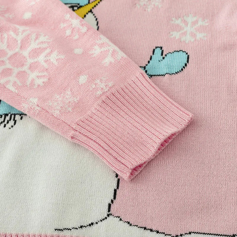 Kids Cartoon Print Soft Warm Sweaters
