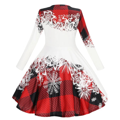 Kids Girls Christmas Party Long Sleeve Costume childrensterritory
