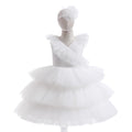 Kids Girls Fluffy Tiered Tulle Bridesmaid Party Dresses childrensterritory