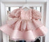 Handmade Baby/Kid Girl Puffy Sleeves Pink Princess Dress childrensterritory