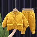 Kids’ Long-Sleeved Fluffy Warm Clothing Set childrensterritory