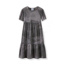 Ribbed Grey Melange Family Matching Clothing Sets childrensterritory