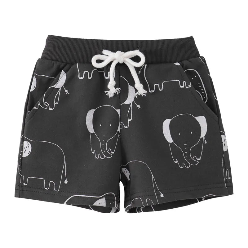 Animal Cartoon Print Kids Boys Shorts Summer Pants childrensterritory