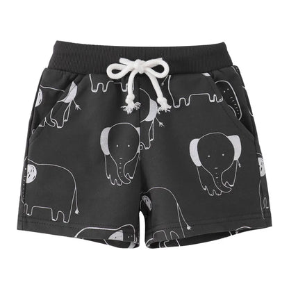 Animal Cartoon Print Kids Boys Shorts Summer Pants childrensterritory
