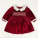Baby Kids Long Sleeves Lace Design Christmas Party Costumes childrensterritory