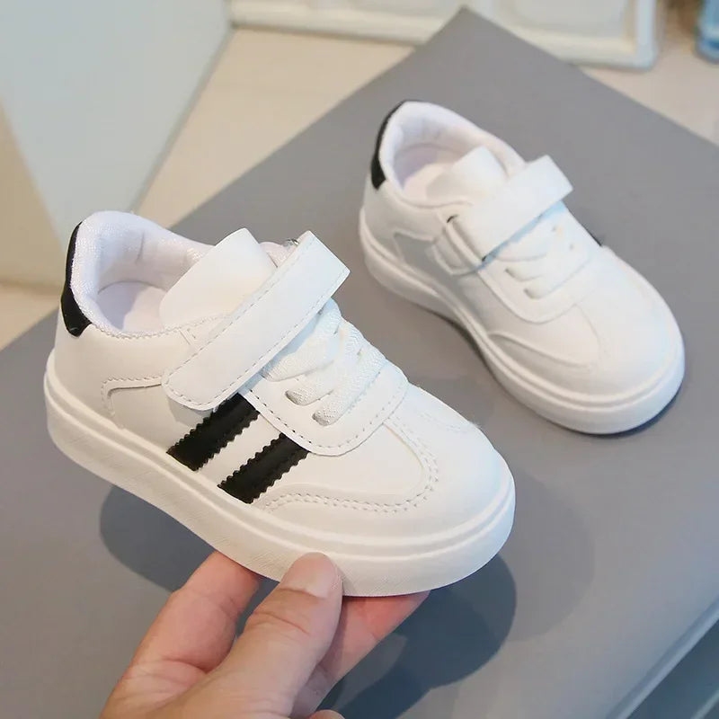 Kids' Soft White Non-Slip Casual Shoes