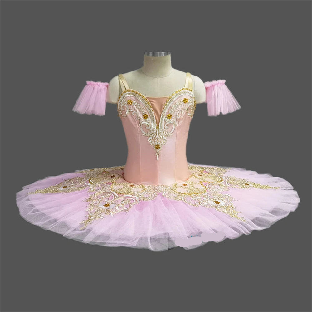 Young Girls Professional Princess Swan Lake Ballerina Costume