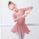 Kids Girls Long/Short Sleeve Ballet Leotard/Dancewear childrensterritory