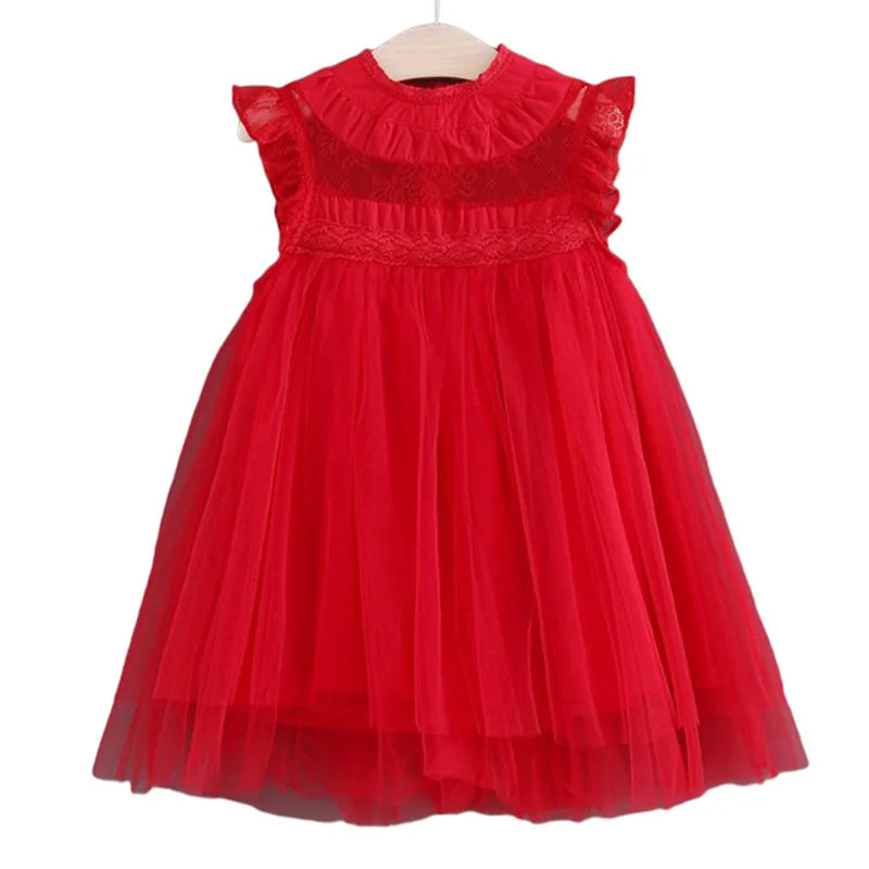 Kids Girls Lace Design Bohemia Style Summer Princess Party Dresses childrensterritory