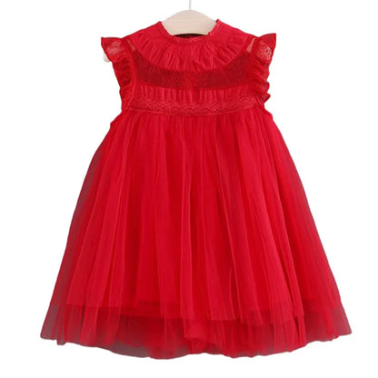 Kids Girls Lace Design Bohemia Style Summer Princess Party Dresses childrensterritory