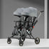 Foldable Four-wheeled Twin Baby Stroller childrensterritory