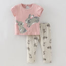 Half-Sleeves Casual Summer Outfits For Girls childrensterritory