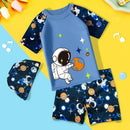 Kids Boys 2pcs Cartoon Printed Swimsuit Set