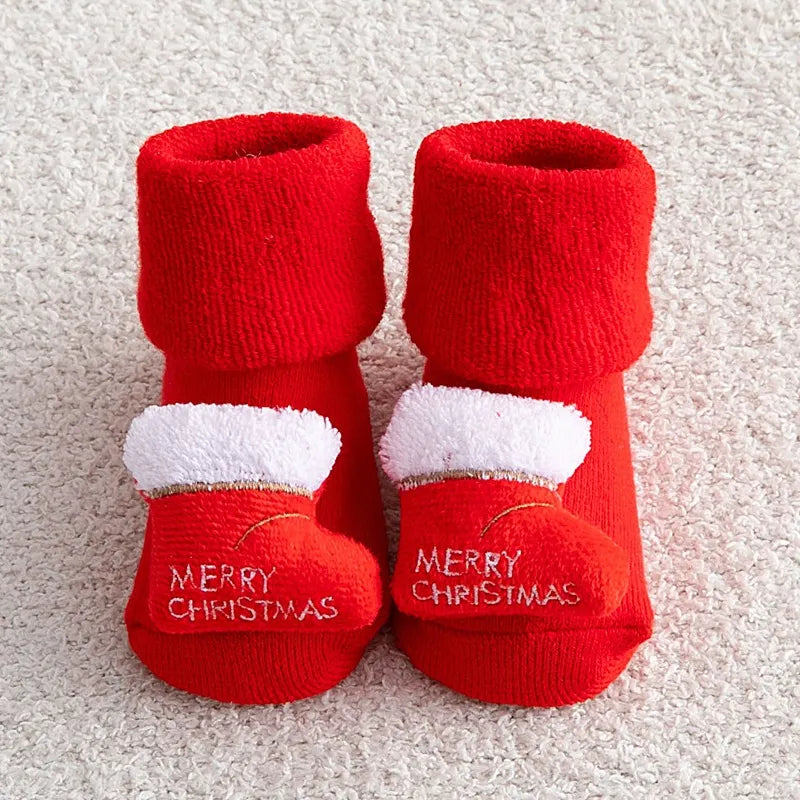 Baby Non-slip Printed Soft Christmas Socks childrensterritory