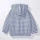 Cartoon Shark Design Cotton Hoodies for Kids childrensterritory