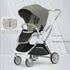 Four-wheeled High-view Portable Baby Stroller childrensterritory