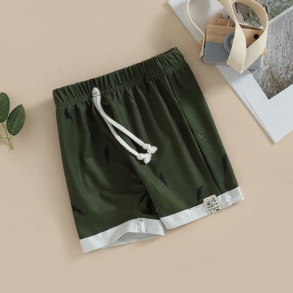 Baby Boy Elastic Waist Striped Summer Shorts childrensterritory