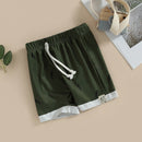 Baby Boy Elastic Waist Striped Summer Shorts childrensterritory
