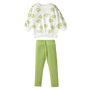 Girls Cartoon Design Full Sleeves T- Shirts And Leggings Set childrensterritory