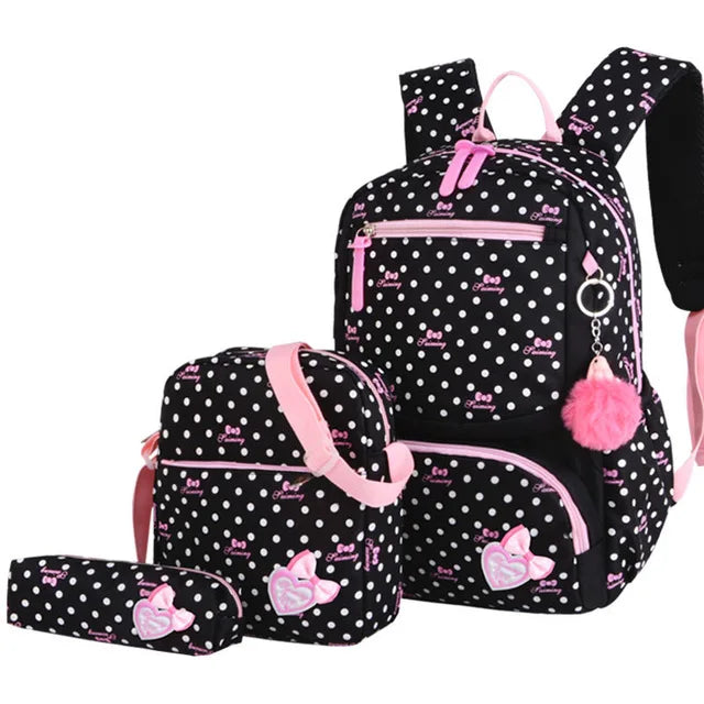 3pcs/set Lovely Print Fashion Backpacks for Children childrensterritory
