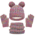 Thick Knitting Warm Baby/Kids Hat Gloves Scarf Set childrensterritory