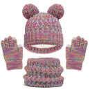 Thick Knitting Warm Baby/Kids Hat Gloves Scarf Set childrensterritory