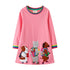 Kids Girls Preppy Style Cartoon Embroidery Princess Dresses childrensterritory