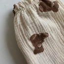 Printed Soft Cotton Girls Casual Pants childrensterritory