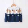 Soft Wool Cartoon Design Christmas Knit Sweatshirts for Kids childrensterritory
