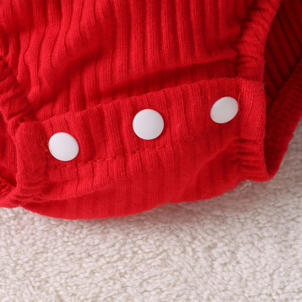Long-Sleeve Bow Design Christmas Outfit For Baby Girls childrensterritory