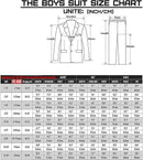 Kids Boys Top Quality Plaid Wedding Suit Formal Tuxedo