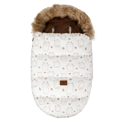 Patchwork Windproof Winter Stroller Footmuff childrensterritory