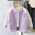 Kids Boys' Long-Sleeved Contrast Color Winter Jackets