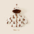 Little Girls Cartoon Print Down Hooded Jackets for Winter childrensterritory