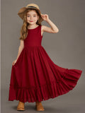 Kids Girls' Easy-to-Wear Cotton Summer Dress childrensterritory