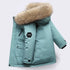 Boys Zipper Hooded Fur Collar Design Warm Jackets childrensterritory