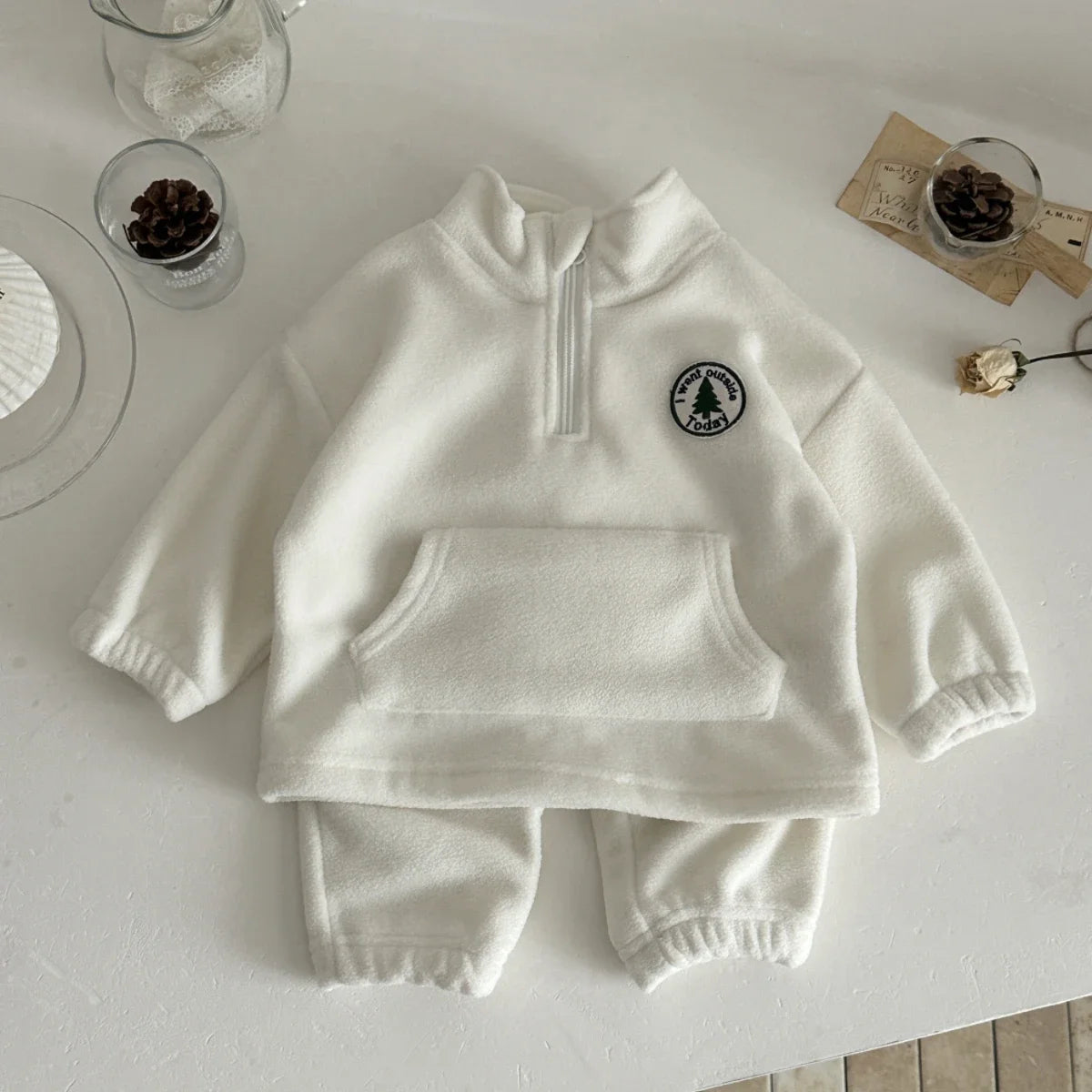 Kids' Long-Sleeved Winter Clothing Set