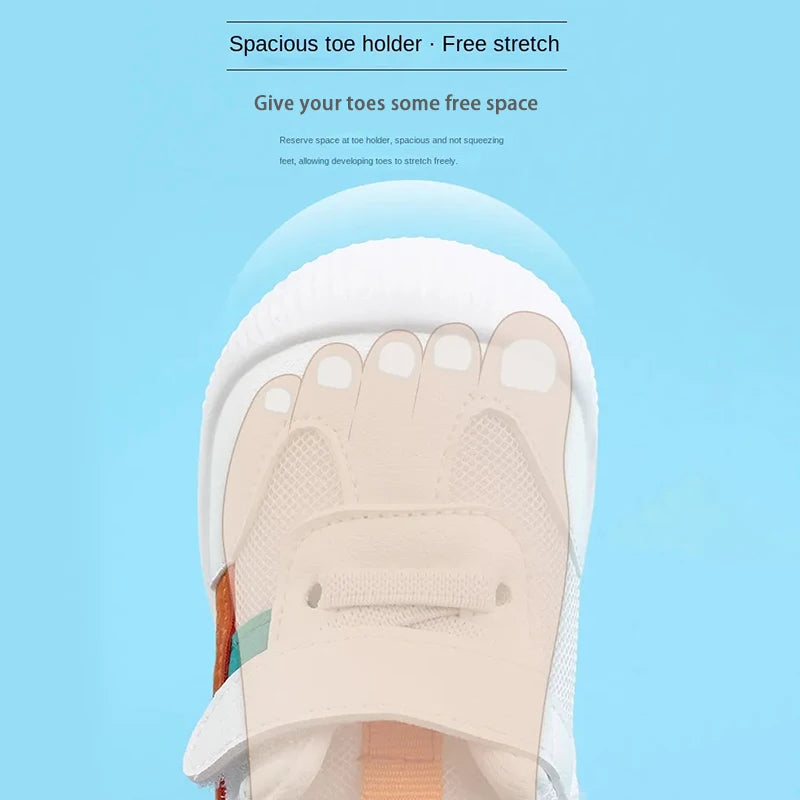 Soft Bottom Non-Slip Breathable Mesh Baby Shoes childrensterritory