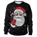 Funny Santa Claus Printed Sweatshirts For Men childrensterritory