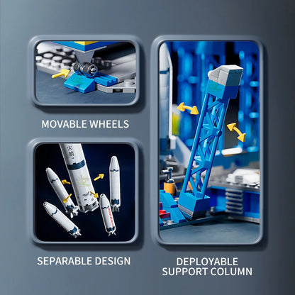 City Aerospace Model Bricks Toys for Kids