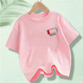 Kids 100% Full Battery Design T-shirts for Summer childrensterritory