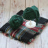 Newborn Christmas Hat and Blanket Wraps Photo Props childrensterritory