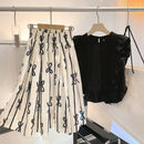 Kids' Korean Style 2-Piece Top and Wide-Legged Pants Suit for Girls childrensterritory