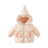Girls Overcoat Fluffy Hooded Zipper Warm Jacket childrensterritory