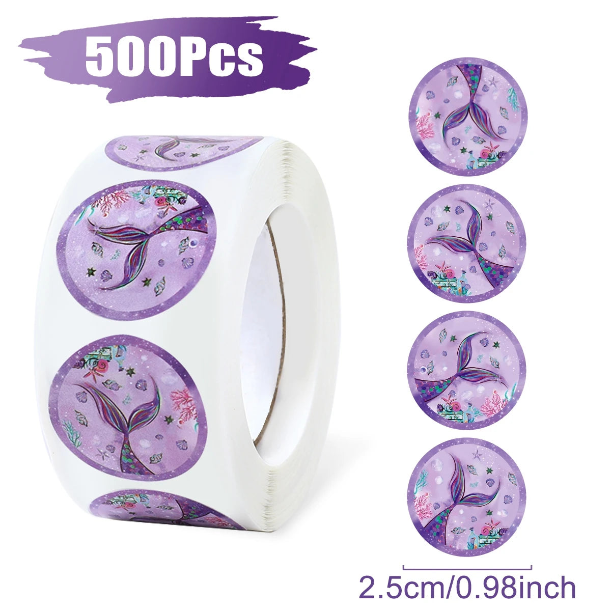 Mermaid-themed Kids Birthday Party Decorations and Tableware Set